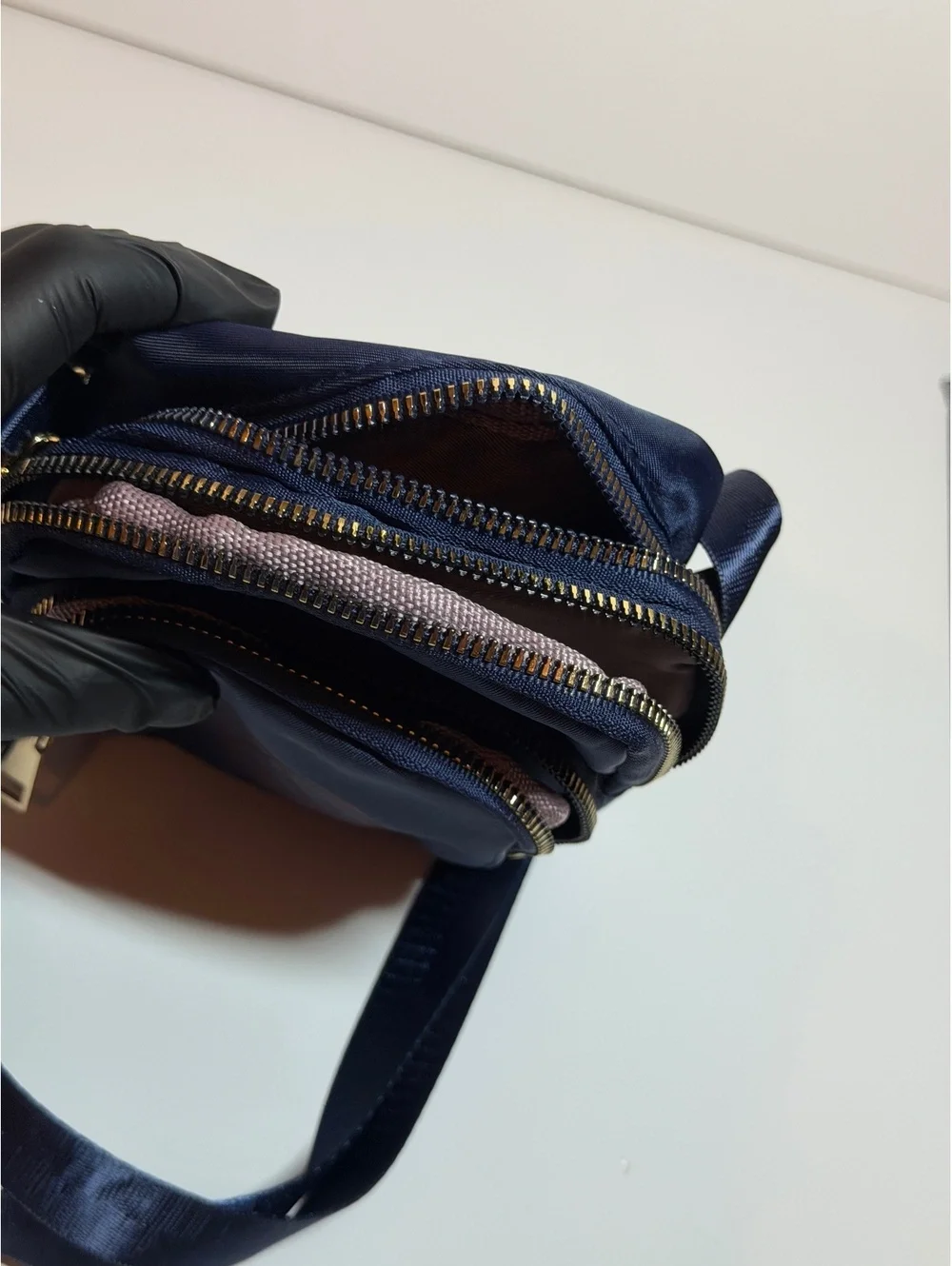 Supernatural small crossbody bag. Navy blue. New